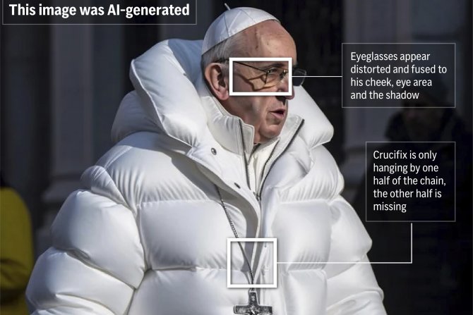 Papa Franja, deepfake, dipfejk Papa Franja, deepfake, dipfejk