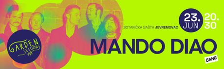 Mando Diao koncert u Botaničkoj bašti