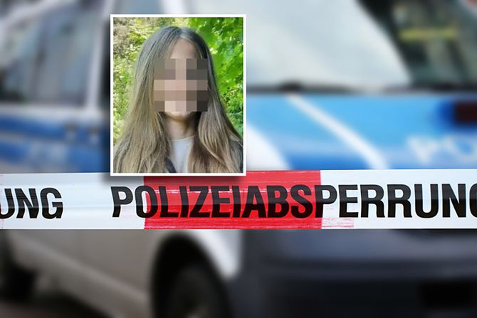 Nemacka policija ubijena Luise F. (12) Nemacka policija ubijena Luise F. (12)