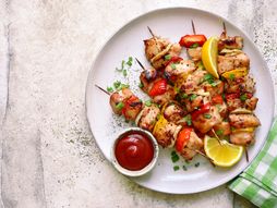 ražnjići, piletina, pileći ražnjić