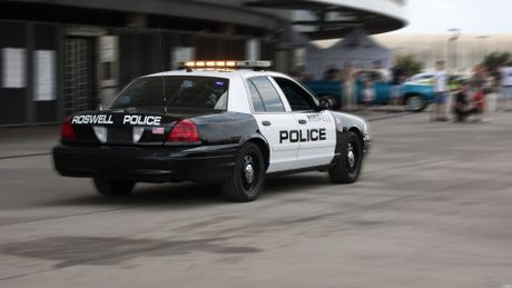 Američka policija uviđaj ilustracija