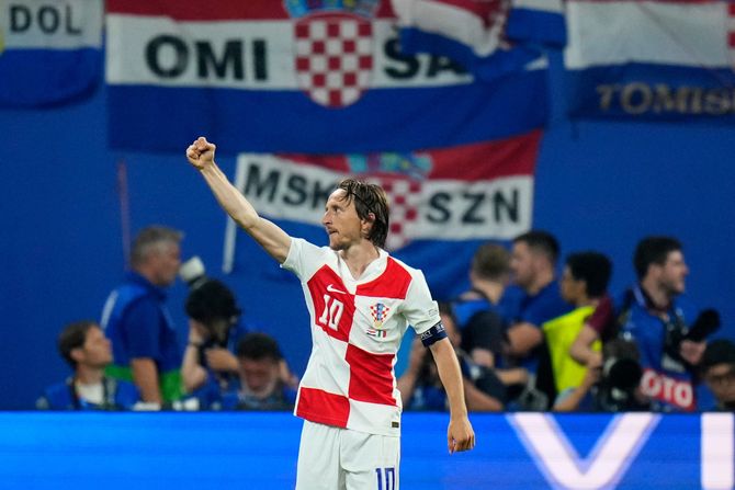 Luka Modrić  Fudbal EURO 2024 Hrvatska - Italija