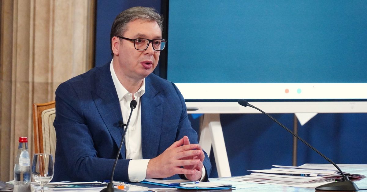 Predsednik Vučić se obraća nakon povratka iz Brisela: 