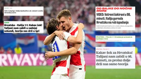 Fudbalska reprezentacija Hrvatske, naslovi medija
