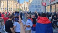 Frka Srba i policajaca u Nemačkoj: Biber sprej potezale na naši navijače, jednog oborili i na zemlju!