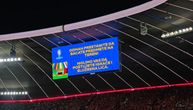 UEFA na srpskom jeziku poslala oštru poruku našim navijačima na stadionu! Evo šta je pisalo na semaforu