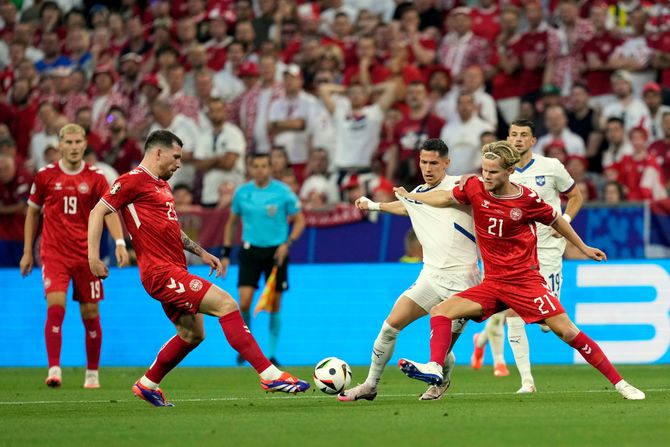 Fudbal Evropsko fudbalsko prvenstvo EURO 2024 Danska Srbija