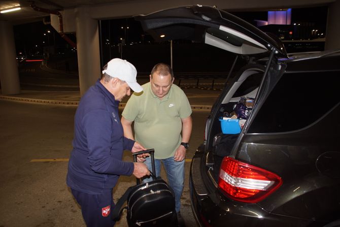 Fudbalska reprezentacija Srbije doček fudbalera na aerodromu