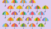 Pronađite dva identična kišobrana za manje od 12 sekundi: Jednostavna večernja skrivalica za kišnu "laku noć"