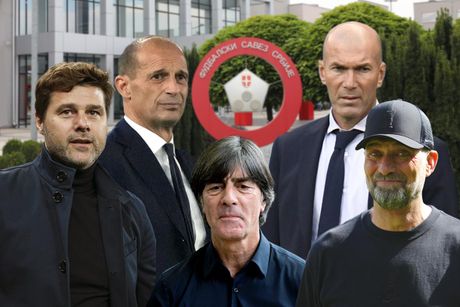 Masimilijano Alegri, Mauricio Pochettino, Joachim Loew,  Joakim Lev, Jirgen Klop, Zinedine Zidane