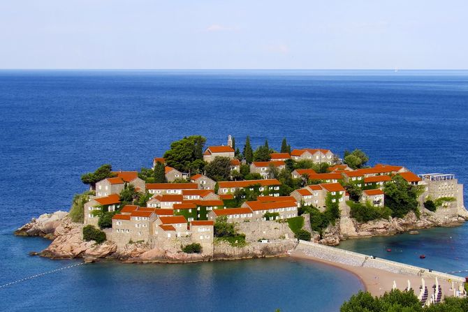 Poluostrvo Sveti Stefan, Jadransko more, Crna Gora