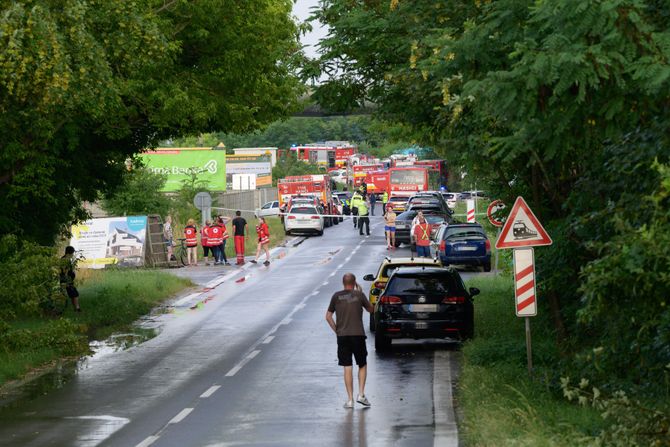 Slovačka, sudar voza