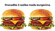 Možete li naći 3 razlike za 14 sekundi na ovim primamljivim burgerima?