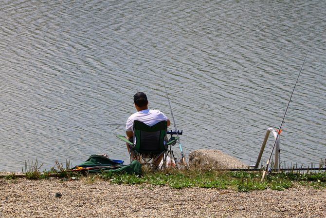 Jezero Šumarice Lepo vreme Toplo vreme Topao dan