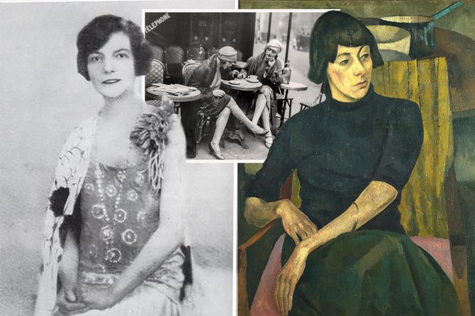 Kate Meyrick, Roger Fry Nina Hamnett, Pariz moda 1920 Kate Meyrick, Roger Fry Nina Hamnett, Pariz moda 1920
