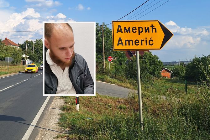 Selo Amerić kuća,   gde je živeo napadač Selo Amerić kuća,   gde je živeo napadač