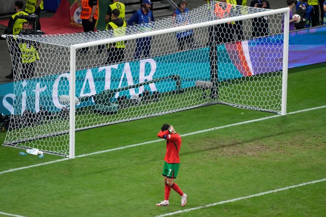 Kristijano Ronaldo Euro 2024 Portugalija - Slovenija