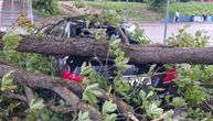 Snažan vetar čupao stabla u Zagrebu, prizori su neverovatni: "Oštećeno je i nekoliko automobila"