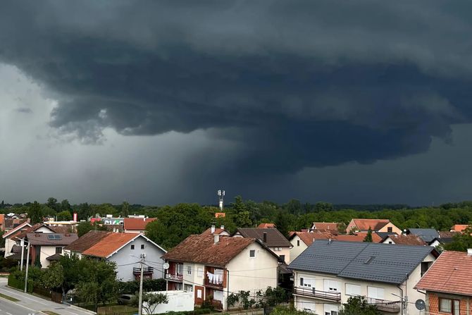 Snažno nevreme u Zagrebu i okolini