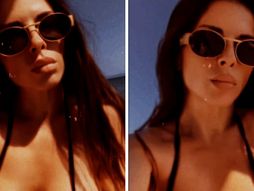 Ana Sević na plaži u bikiniju