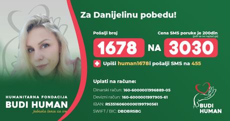 Budi human, Danijela Cvetković