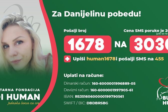 Budi human, Danijela Cvetković