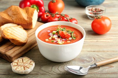 gaspačo, supa, supa od paradajza, paradajz supa