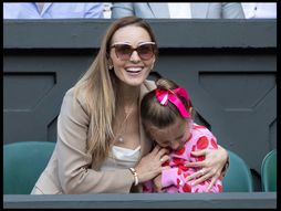 Jelena Đoković, Tara Đoković, Stefan Đoković, Novak Đoković, Vimbldon 2024