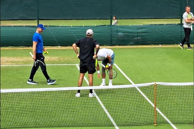 Novak Đoković, trening