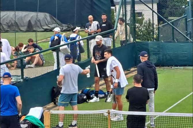 Novak Đoković, trening