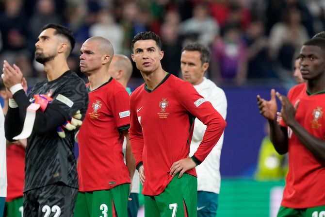 Kristijano Ronaldo i Pepe - fudbaleri Portugalije