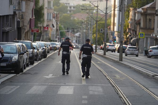 Vojvode Stepe policija saobraćajna nesreća blur