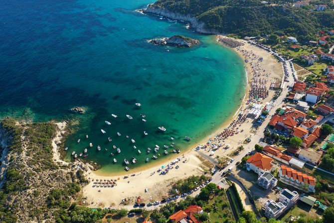 plaža, Kalamici, plaža Kalamici, Grčka, Sitonija
