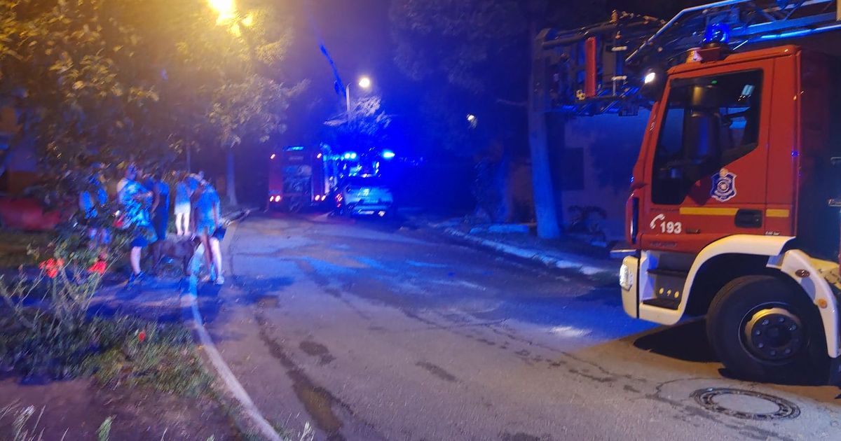 Veliki požar na Umci: Vatra progutala celo dvorište