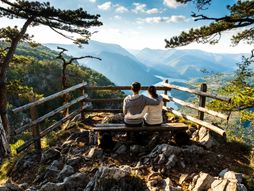 Srbija, ljubavni par, pogled, priroda, Drina, reka Drina