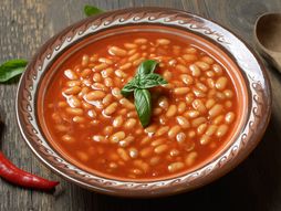 pasulj, vojnički pasulj, tanjir pasulja