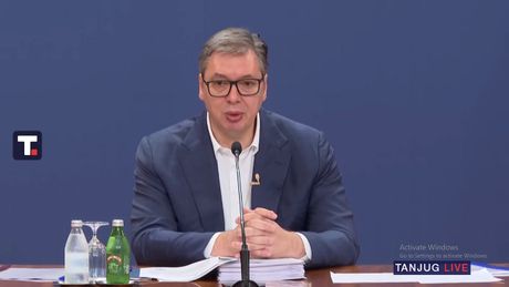 Vucic, Obraćanje javnosti predsednika Srbije