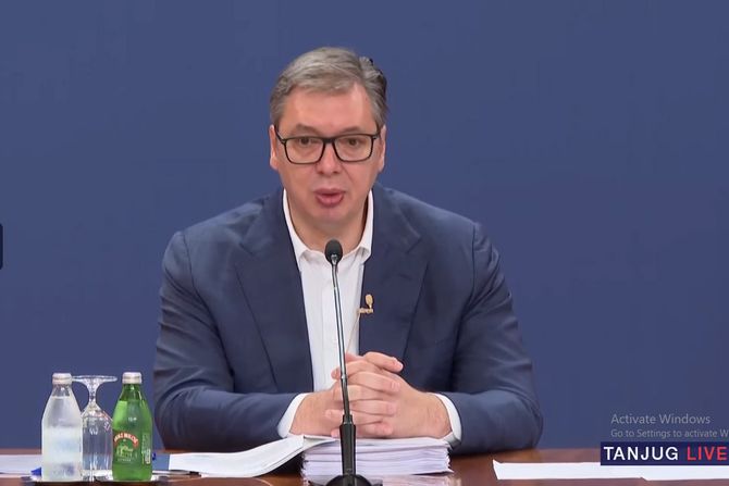 Vucic, Obraćanje javnosti predsednika Srbije