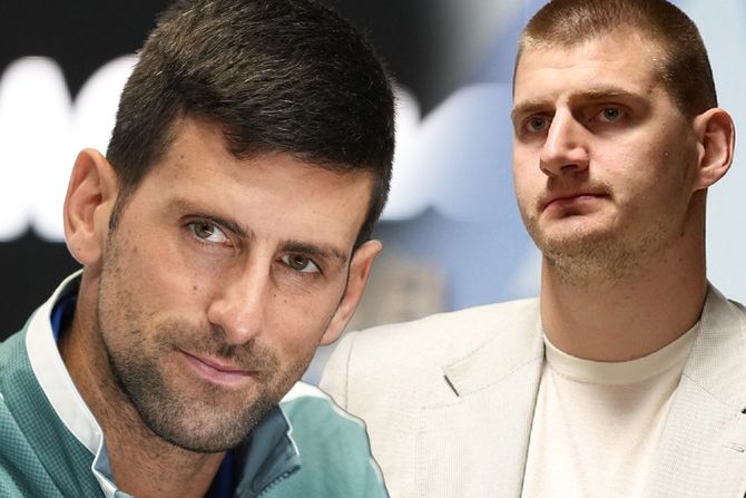 Novak Djokovic, Nikola Jokic Novak Djokovic, Nikola Jokic