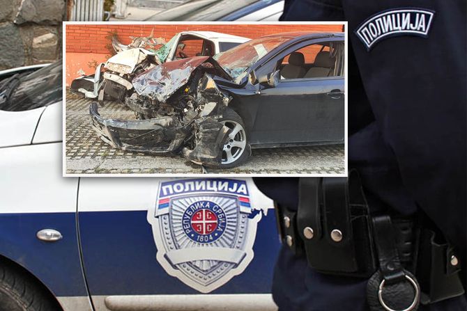 Saobraćajna nesreća Lajkovac - Skobalj policija Saobraćajna nesreća Lajkovac - Skobalj policija