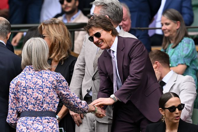 Novak Đoković, Tom Kruz, Vimbldon 2024 Novak Đoković, Tom Kruz, Vimbldon 2024