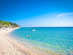 Sani plaža, more, Halkidiki, Grčka