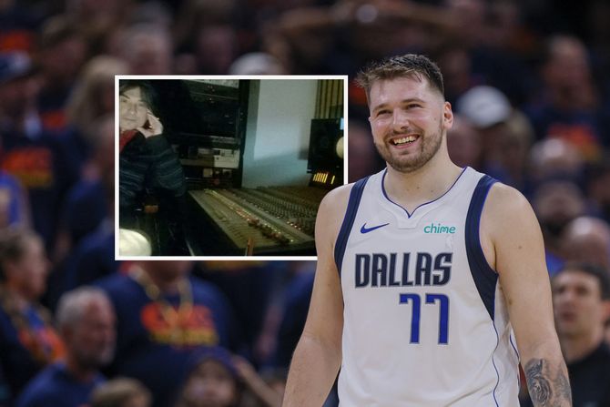 Luka Dončić i  Nebojša Aleksić kompozitor