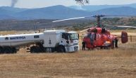 Serbian firefighters and their "red beast" Ka-32 help fight wildfires in North Macedonia: Aerial shots