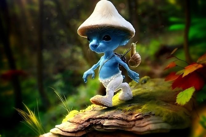 Smurf Cat, Mačak Štrumf