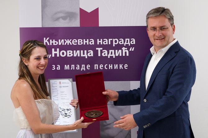 Tamara Radević laureat nagrade za mlade pesnike "Novica Tadić"