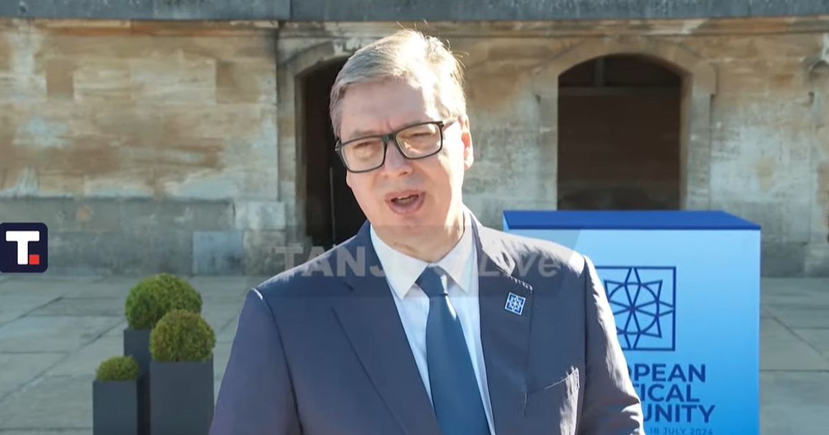 Vučić se obratio iz Londona