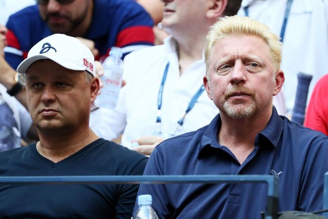 Marjan Vajda, Boris Beker Marjan Vajda, Boris Beker