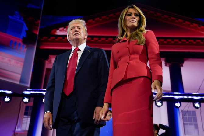 Melanija i Donald Tramp