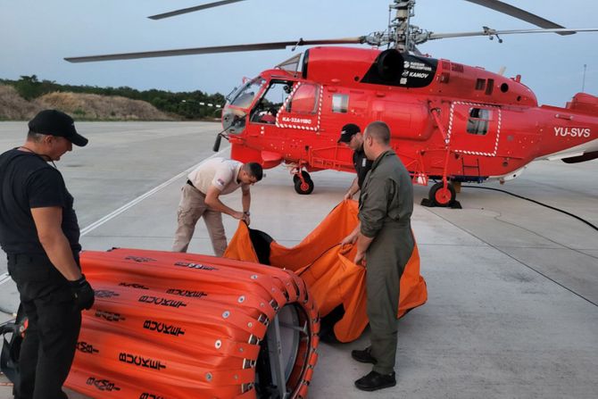 Požari Severna Makedonija, helikopterska jedinica